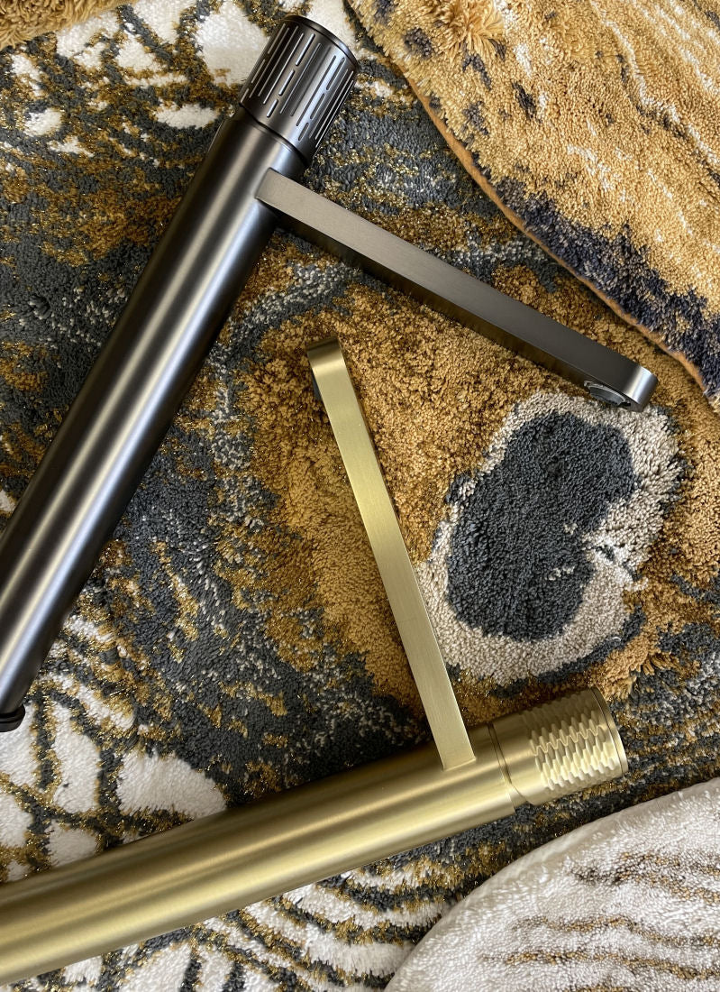 Betonový umyvadlový set Opera Satin Gold