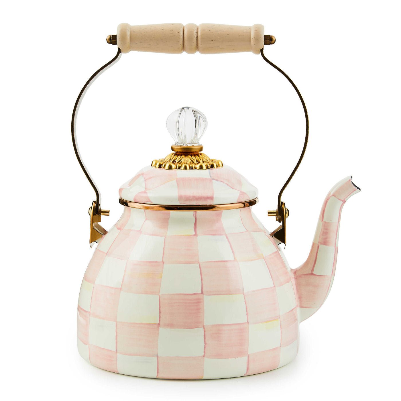 Rosy Check Smaltovaná konvice MacKenzie-Childs