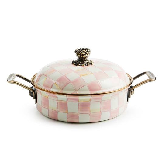 Rosy Check smaltovaný hrnec MacKenzie-Childs