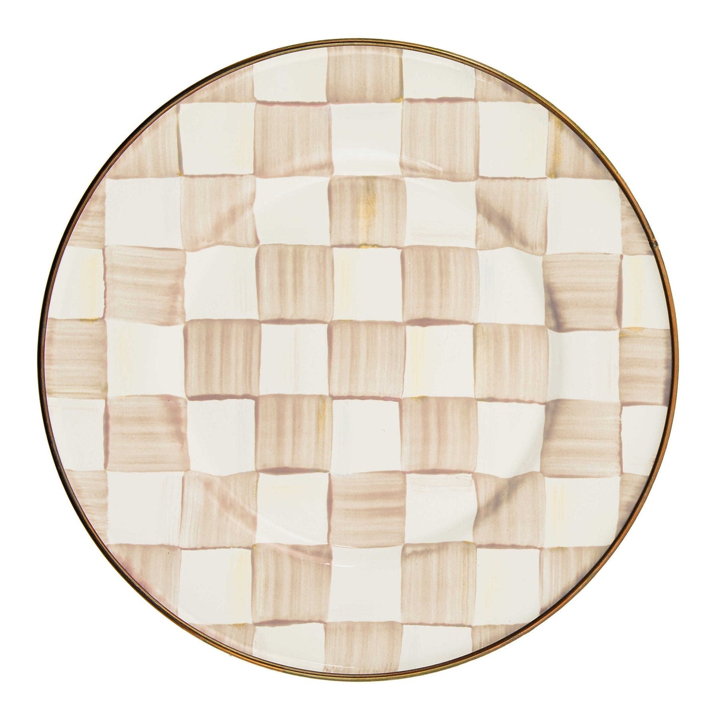 Dezertní / salátový talíř Mocha Check MacKenzie-Childs