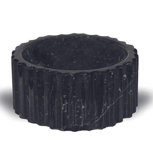 Symphony Black Marble Vessel Sink by Maison Valentina - |VESIMI Design| Luxury Bathrooms and Home Decor