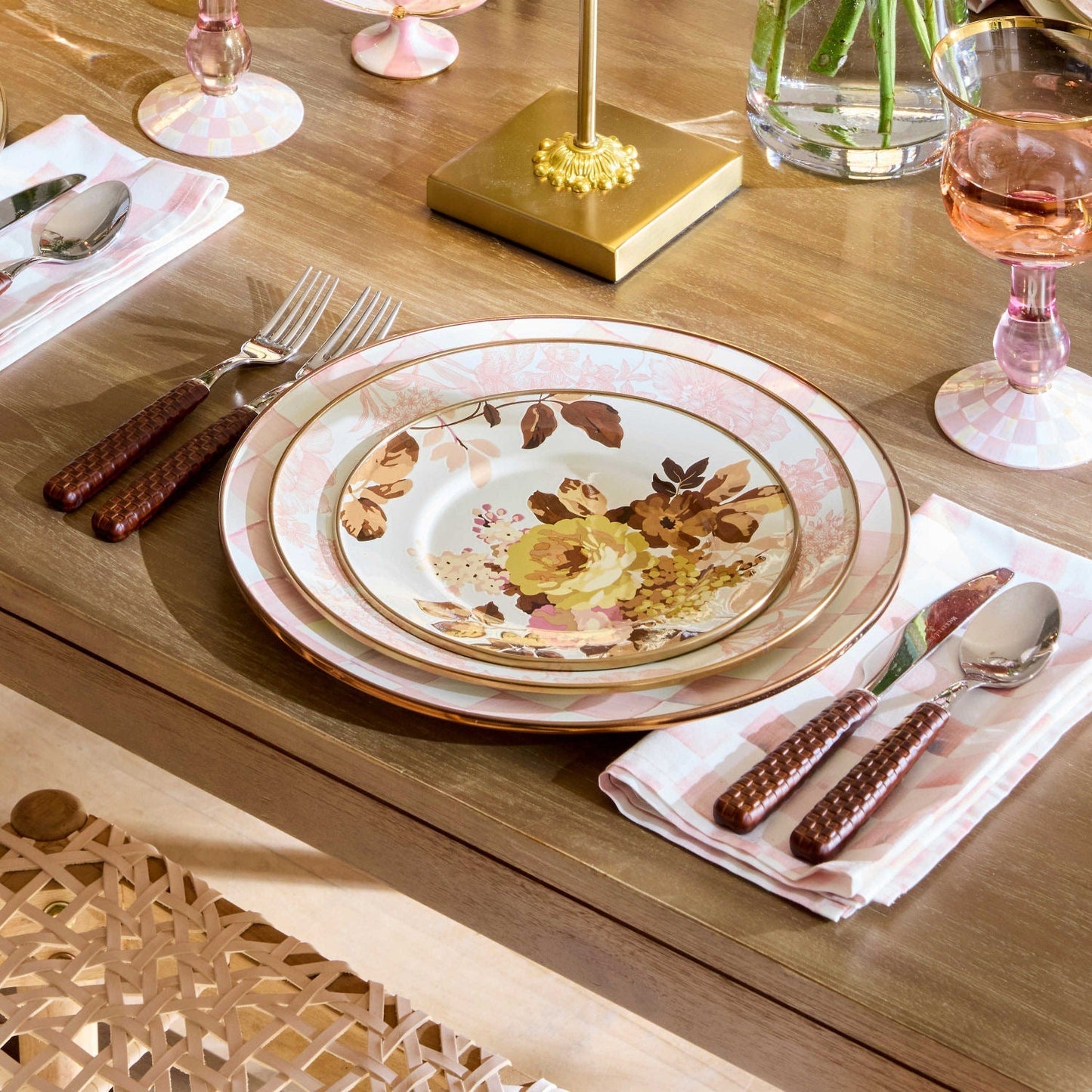 Dezertní talíř Wild Rose by MacKenzie-Childs