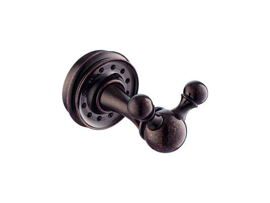 Antique Marble Copper Towel Hook Double - |VESIMI Design| Luxury and Rustic bathrooms online