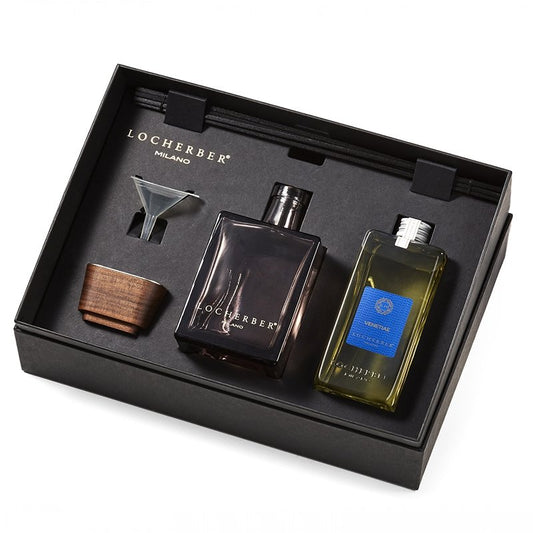 Dárková sada Aroma difuzér Venetiae (500 ml) s náplní a víčkem Briccole, vůně Calone, citrony a mořské řasy, Waterfall Bathrooms.