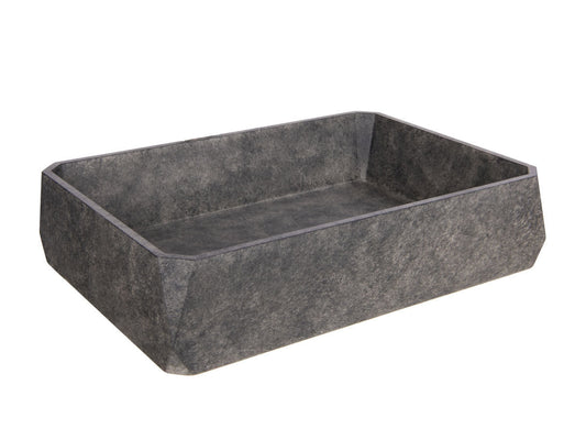 Luxury Natural Grey Colors Concrete Bathroom Vessel Sink - |VESIMI Design| Luxury and Rustic bathrooms online