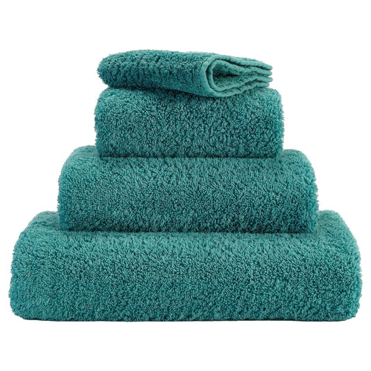 Luxusní petrolejový modrozelený froté ručník s vysokou gramáží Super Pile Abyss Habidecor Waterfall Bathrooms