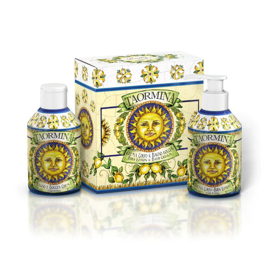 Rudy Profumi Sada sprchového gelu a tělového krému Maioliche Taormina, 2 x 250 ml, orientální květinová vůně