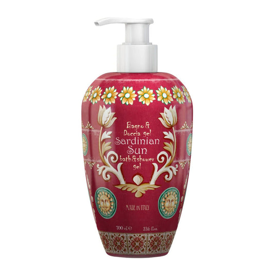 Sprchový gel a pěna do koupele Rudy Profumi Sardinian Sun, s vůní Bergamotu a Magnólie, 700 ml, Waterfall Bathrooms.