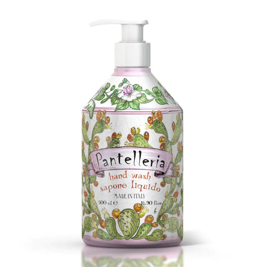 Tekuté mýdlo na ruce Rudy Profumi Pantelleria, s vůní Zeleného Fíku a Pomerančové Kůry, 500 ml, Waterfall Bathrooms.
