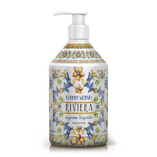 Tekuté mýdlo na ruce Rudy Profumi Riviera, s orientální vůní Jasmínu a Vanilky, 500 ml, Waterfall Bathrooms.