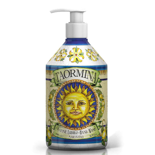 Tekuté mýdlo na ruce Rudy Profumi Taormina, s vůní Hrušky Nashi, Vanilky a Santalového dřeva, 500 ml, Waterfall Bathrooms.