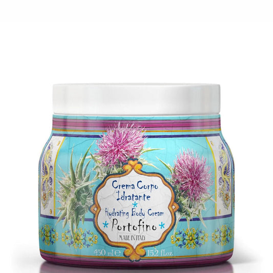 Hydratační tělový krém Rudy Profumi Portofino, s vůní Neroli, Gardenie a Ambry, 450 ml, Waterfall Bathrooms.