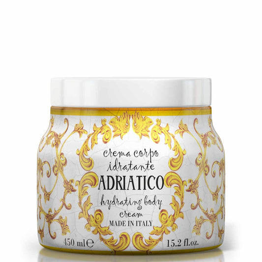 Hydratační tělový krém Rudy Profumi White Flowers, Amber & Jasmine, s vůní Bílých Květů, Ambry a Jasmínu, 450 ml, Waterfall Bathrooms.